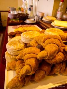 a pile of pastries sitting on a table at Hotel de la Linda in Salta