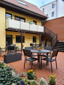 Balkón nebo terasa v ubytování Appartementhaus 10 Seen
