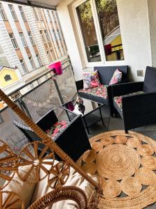 Część wypoczynkowa w obiekcie Vienna Citycenter+Terrace+Parking