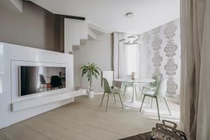 Χώρος καθιστικού στο Suite Von Platen