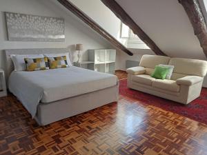 Posteľ alebo postele v izbe v ubytovaní La Mole apartment