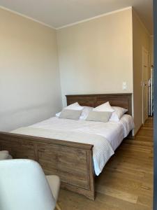 Posteľ alebo postele v izbe v ubytovaní Apartament Garbary 234 parking free