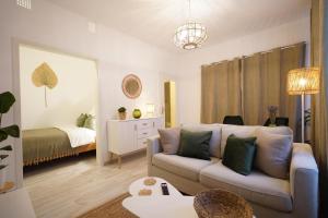 Posezení v ubytování Dein Flughafen Messe Apartment nahe Düsseldorf 2