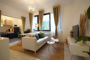 Posezení v ubytování Dein Flughafen Messe Apartment nahe Düsseldorf 2