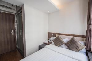 Postel nebo postele na pokoji v ubytování Hygge House