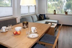 Istumisnurk majutusasutuses alpenHIRSCH - Ferienwohnungen