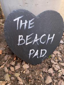 a heart with the beach pad written on it at The Beach Pad North Berwick in North Berwick