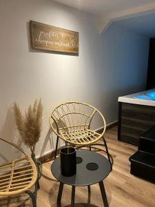 Fotografia z galérie ubytovania Roulotte la Bohême est son Spa en Baie de Somme v destinácii Arrest