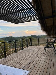 Balkón nebo terasa v ubytování La Manola Finca Hotel