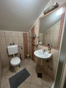 Koupelna v ubytování Green apartment Plitvice