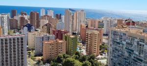 Výhľad na mesto Benidorm alebo výhľad na mesto priamo z apartmánu