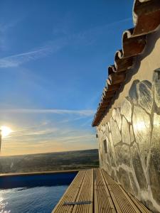 een uitzicht vanaf het terras van een huis bij Casa Dona Antonia - Monsaraz in Monsaraz