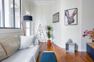 Posezení v ubytování Chambre - Marceau
