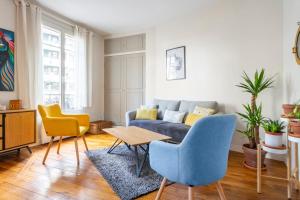 Posezení v ubytování Chambre - Marceau
