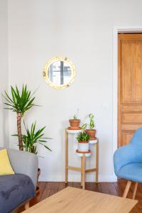 Posezení v ubytování Chambre - Marceau