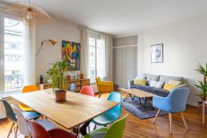Posezení v ubytování Chambre - Marceau