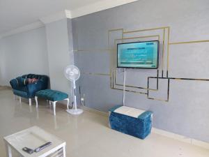 A seating area at شقق فندقية علي البحر مباشرة عائلات فقط
