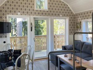 A seating area at Holiday home HUDDINGE II