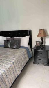 Postel nebo postele na pokoji v ubytování Condo in Santiago De Los Caballeros
