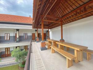 Balkón nebo terasa v ubytování SNA GUEST HOUSE