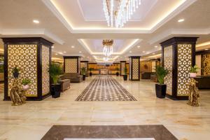 منطقة الاستقبال أو اللوبي في Wyndham Baku