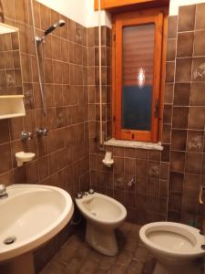 Kúpeľňa v ubytovaní Casa Trentova