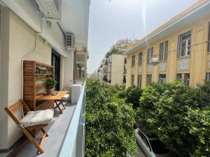 A balcony or terrace at 1 BedRoom Apt - Live Like A Local In Kolonaki