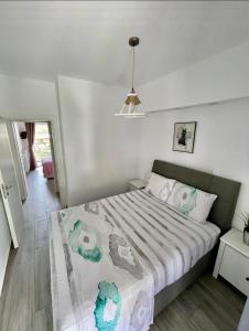 a bedroom with a large bed in a room at TASOS PARADISE in Polychrono