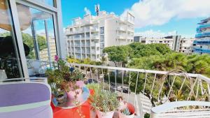 Balkón nebo terasa v ubytování Apartamentos Saint Malo Familidays