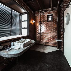 Koupelna v ubytování Letana Hotel