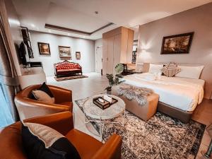 Postel nebo postele na pokoji v ubytování Letana Hotel