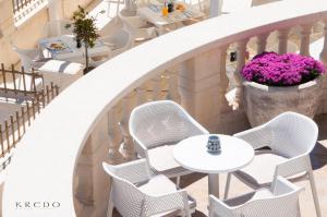 Posezení v ubytování Boutique Hotel Kredo