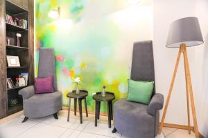 Posezení v ubytování Boutique Hotel Kredo