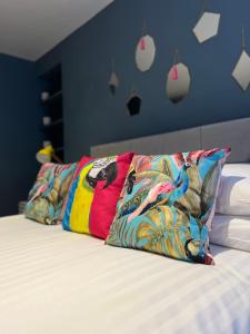 Ένα ή περισσότερα κρεβάτια σε δωμάτιο στο Stable Yard Rooms