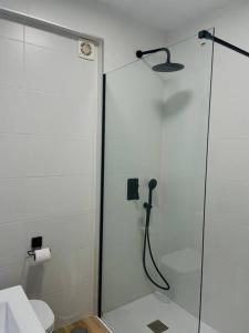 Ett badrum på El apartamento de Mar