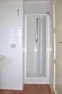 A bathroom at La Colombera in Toscana
