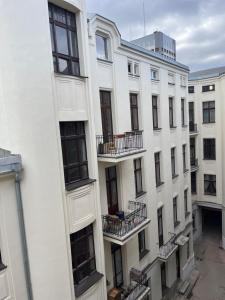 Budynek, w którym mieści się apartament