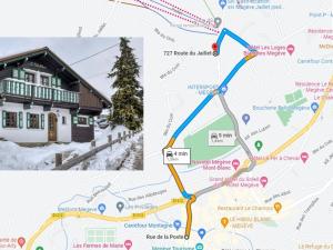 Fotografia z galérie ubytovania Chalet rénové 3 chambres à Megève, à proximité du Jaillet, balcon, parking, classé 3 étoiles - FR-1-453-304 v destinácii Megève