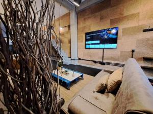 Posedenie v ubytovaní VibesCoruña - Loft Industrial Comercio
