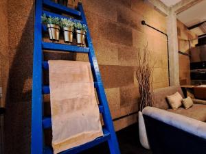 Posteľ alebo postele v izbe v ubytovaní VibesCoruña - Loft Industrial Comercio