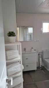 Koupelna v ubytování Apartamentos Linersol