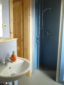 Koupelna v ubytování Gästehaus Liemehna