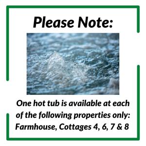 a hot tub is available at each farmhouse cottages at Murton Grange in York