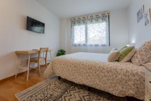 Postel nebo postele na pokoji v ubytování FondeRiviere