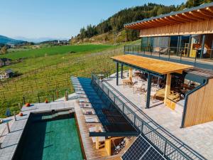 Nespecifikovaný výhled na hory nebo výhled na hory při pohledu z bed and breakfast