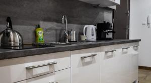 Cucina o angolo cottura di Apartament Wiślany Sen