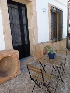 Balkón nebo terasa v ubytování Alojamientos rurales Arbonaida