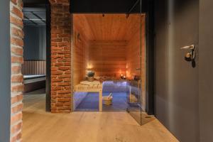 Ένα ή περισσότερα κρεβάτια σε δωμάτιο στο AR Prestige Penthouse - TriBeCa Loft