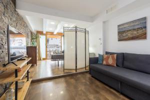 Posedenie v ubytovaní Loft con terraza centro Valencia