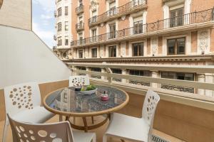 Balkón alebo terasa v ubytovaní Loft con terraza centro Valencia